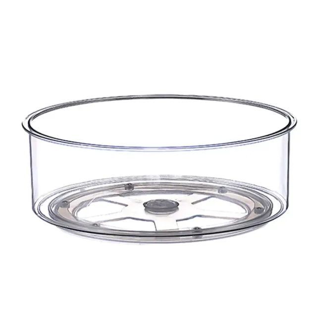 Transparent rotary spice stand with anti-slip treatment - modern decoration