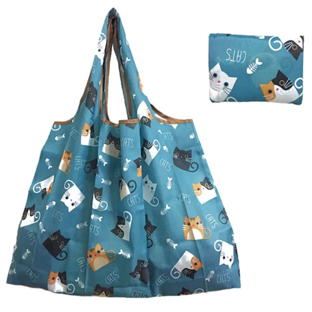 Reusable foldable shopping bag