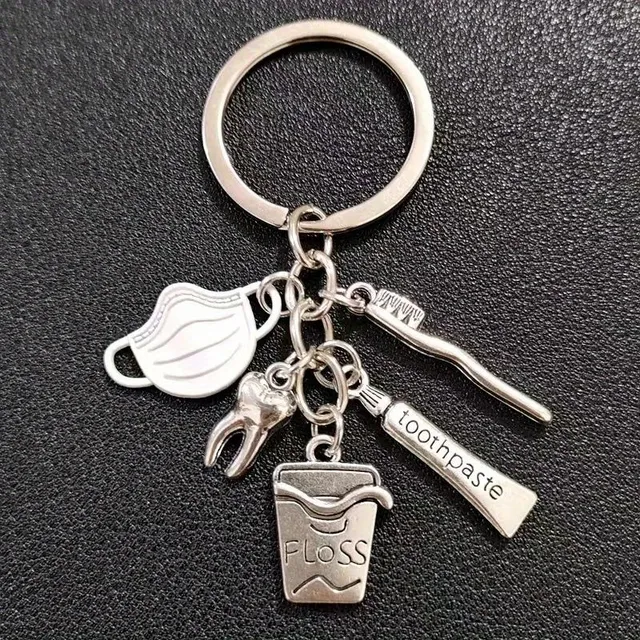 1 piece of dental keychain