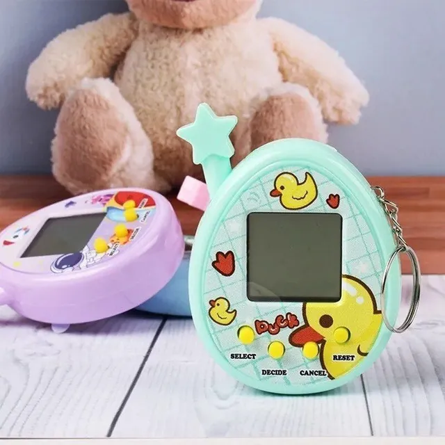 Gyerekek szórakoztató elektronikus Tamagotchi kisállat medál - különböző típusú