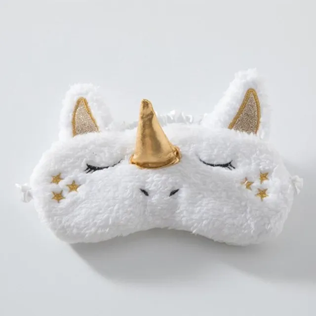 A mask for sleeping with a unicorn