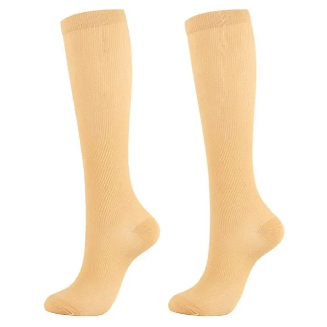 Unisex fashion compression socks for sport