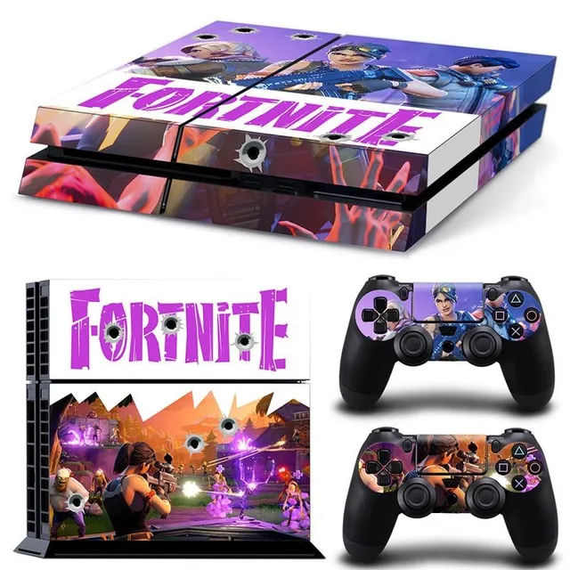 Protective self-adhesive cover for Fortnite-printed game controllers TN-PS4-6932