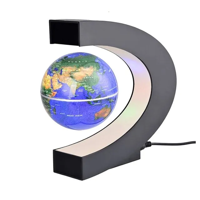 4 Inch Illuminated Magnetic Levitation Floating Globe Map Landscape