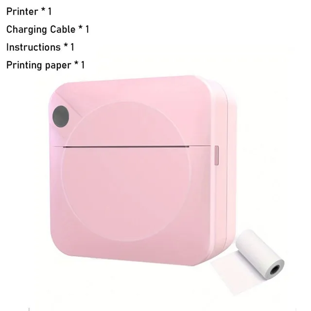 Portable mini photo printer without cables - Instant photos from your phone via Bluetooth