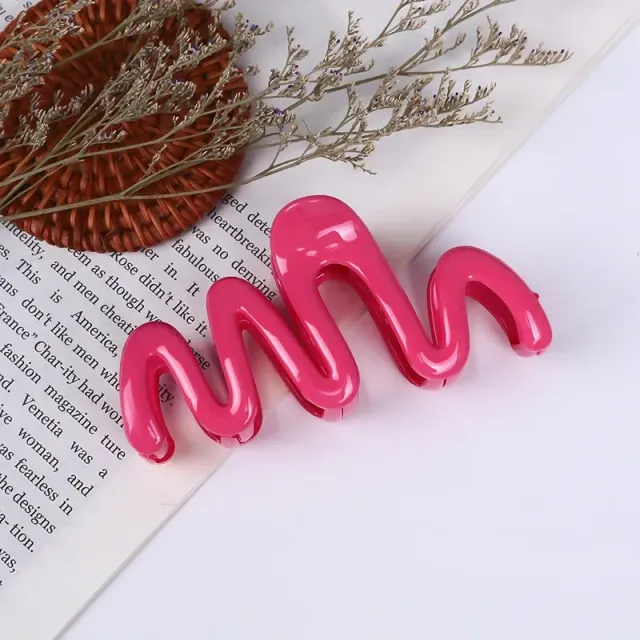 Women's curly hair rack in different colors