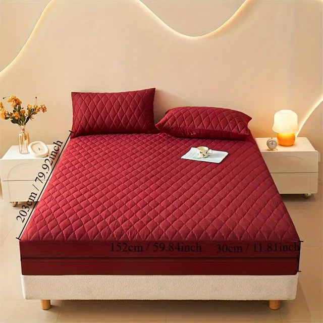 Waterproof mattress protector 1 pcs, stain resistant and moisture resistant, Suitable sheet