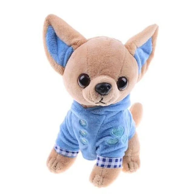 Plush cute chihuahua with outfit - more variants