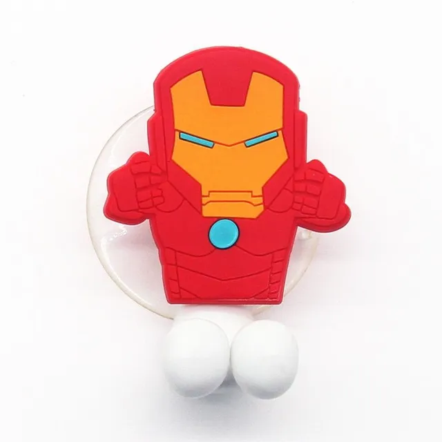 Trendy kids toothbrush holder on suction cup - Superheroes