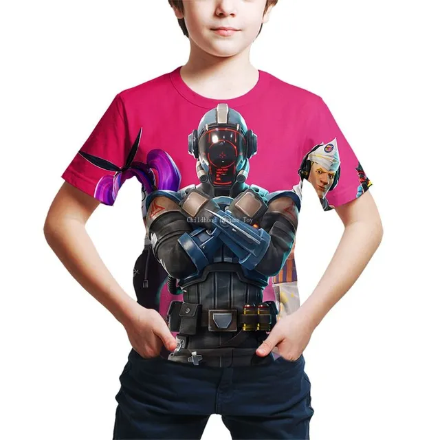 Magnifique t-shirt Fortnite pour enfants en différentes couleurs