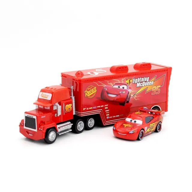 Beautiful toy cars with different motifs - Lightning McQueen McQueen Uncle(2pcs)