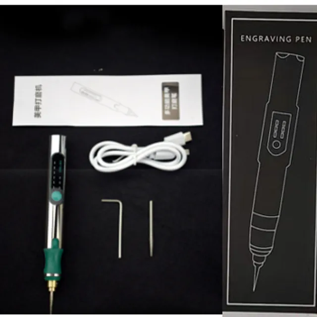 Electric engraving pen with adjustable charging speed