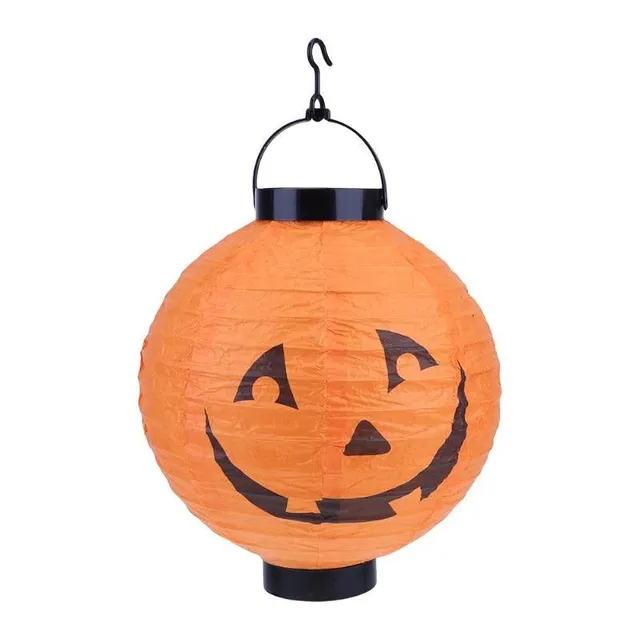 Halloweenský lampáš s LED svetlom - 4 varianty