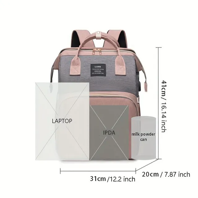 Multifunctional Bag For Moms With Mosquito/Organizer On Changing Bags/Mom's Pregnant Backpack