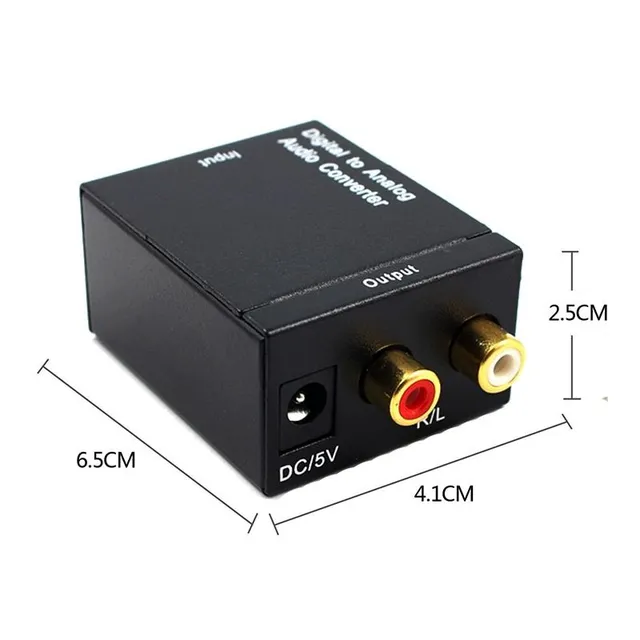 Digital signal converter to analogue