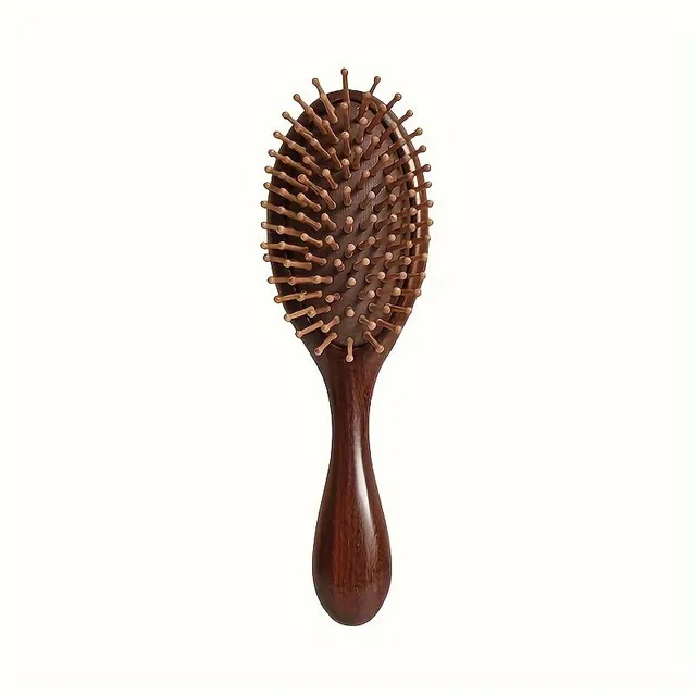 Silk-wood comb with 24 carat gold