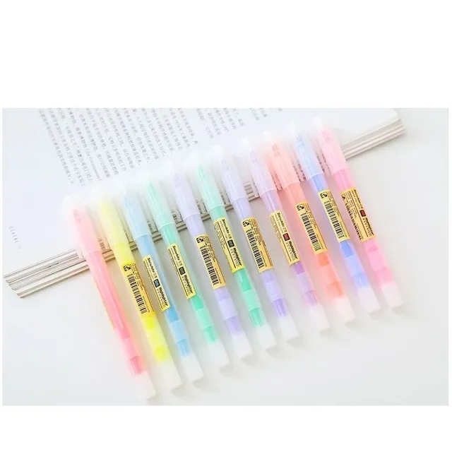 Modern trends original stylish set of colourful highlighters - 10 colours