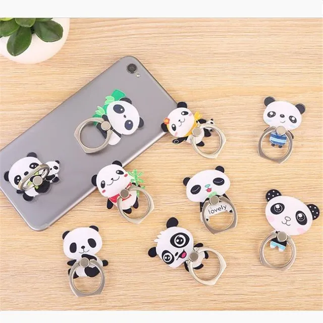 Practical PopSockets holder in the shape of a cute panda