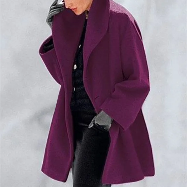 Women's Trends Original Elegant Unicolor Autumn Coat - More Colors