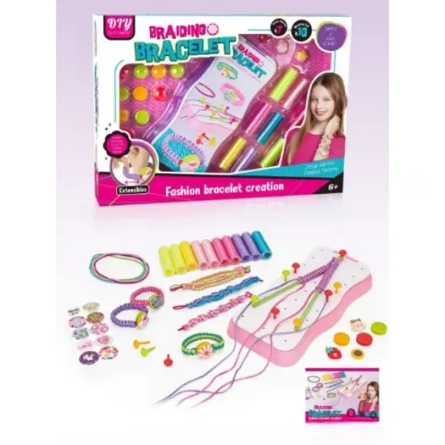 Set for girls to make friendship bracelets