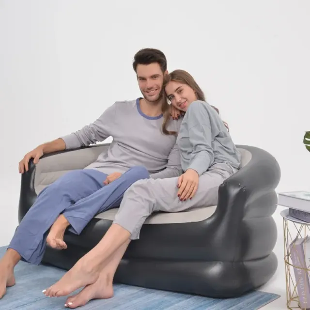 Comfortable inflatable sofa for home and travel