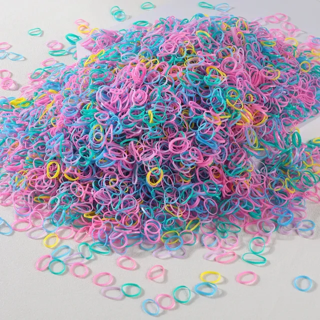 500 pieces colour disposable rubbers