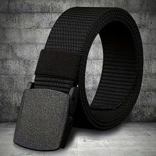 Universal nylon belt without metal buckle for students, youth and active people