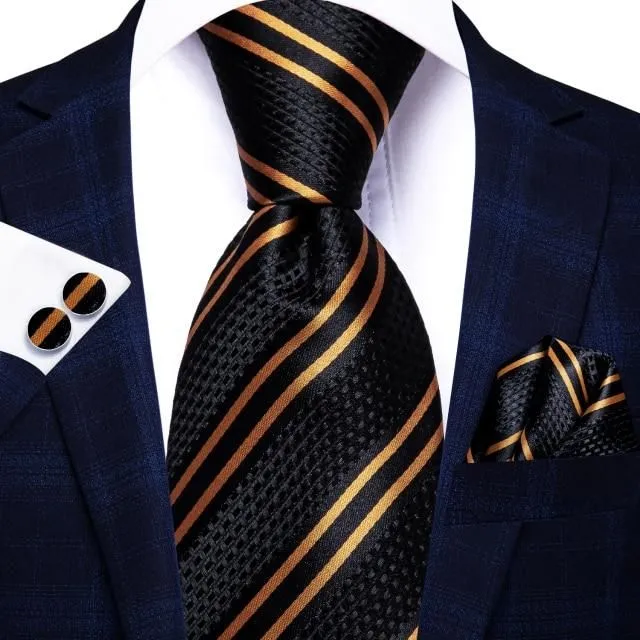 Cravată de mătase masculină de lux sn-3324