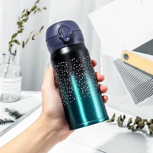 Thermos with polka dots