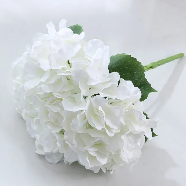 Luxurious large monochrome decorative artificial flower - hydrangea