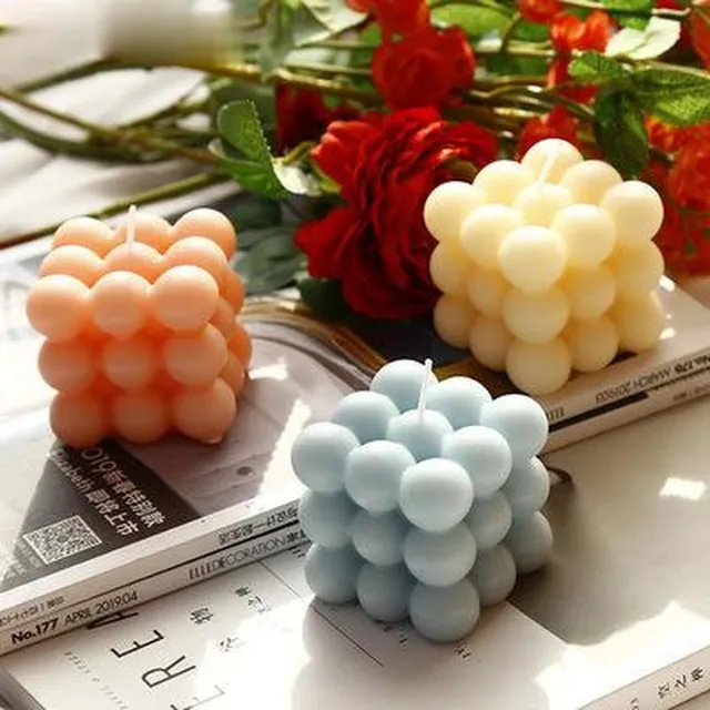 Decorative bubble candles