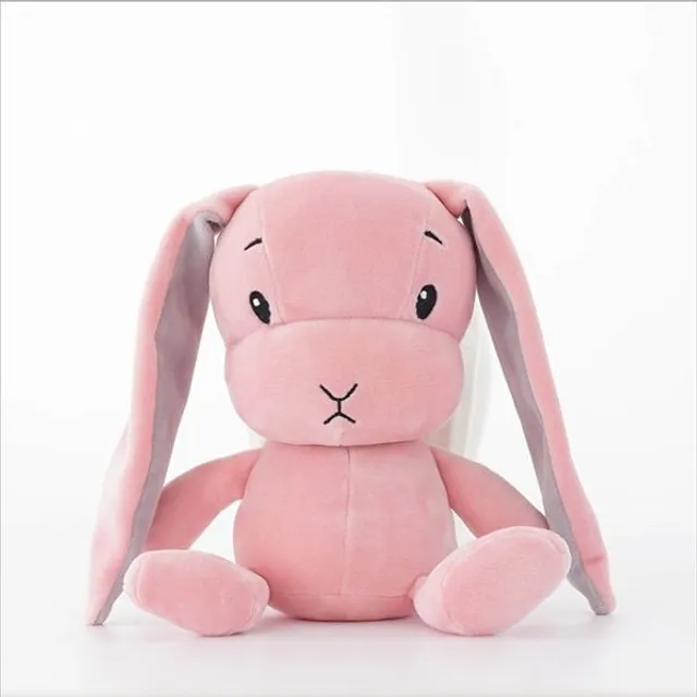 Joli lapin en peluche disponible en trois couleurs