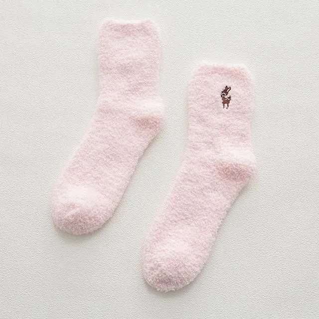 Warm socks in the shape of a paw