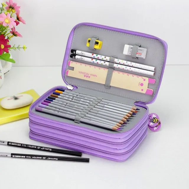 School pencil case for school supplies in trendy design