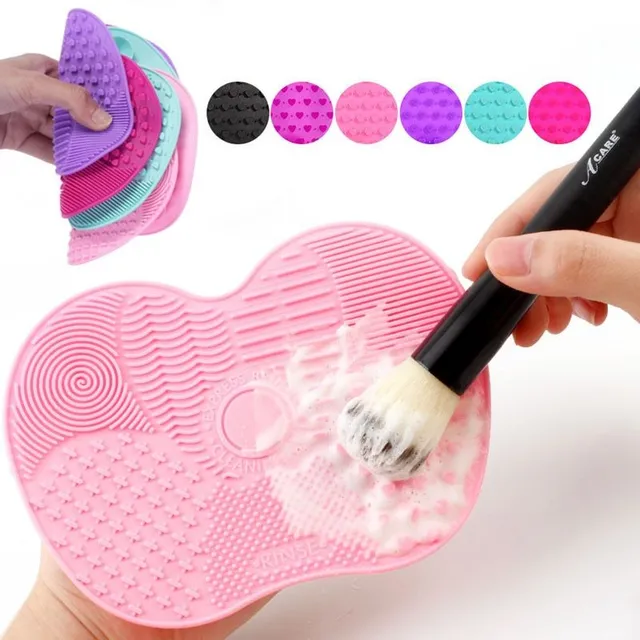 Practical silicone sink mat for easy cleaning of brushes - various colours Irvin