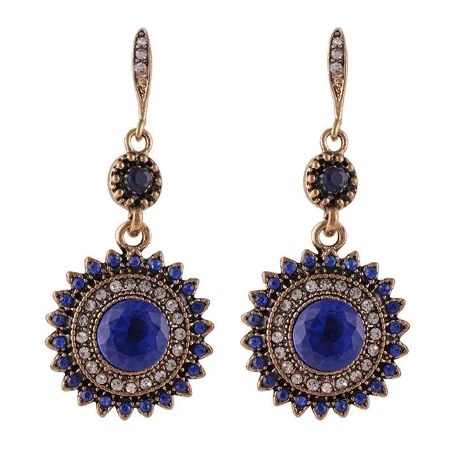 Vintage Ethnic Bohemian Sun Flower Earrings