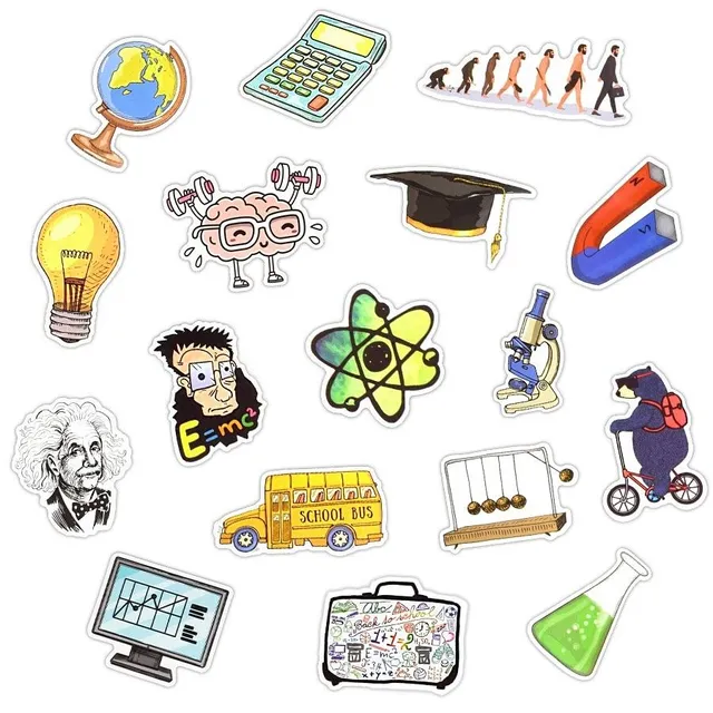 School stickers 50 pcs