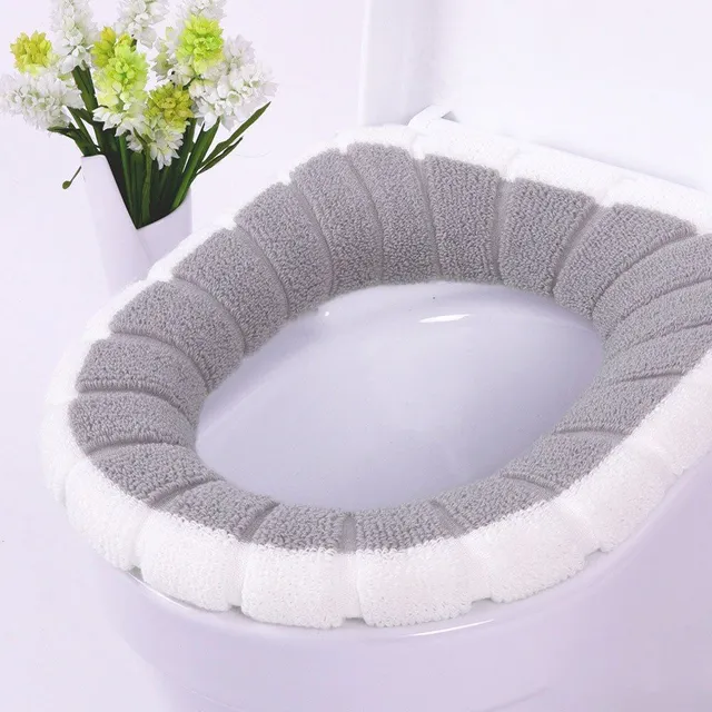 Warm cover for toilet seat