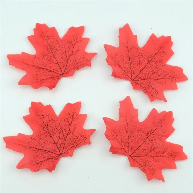 Decorative maple leaves - 100 pcs