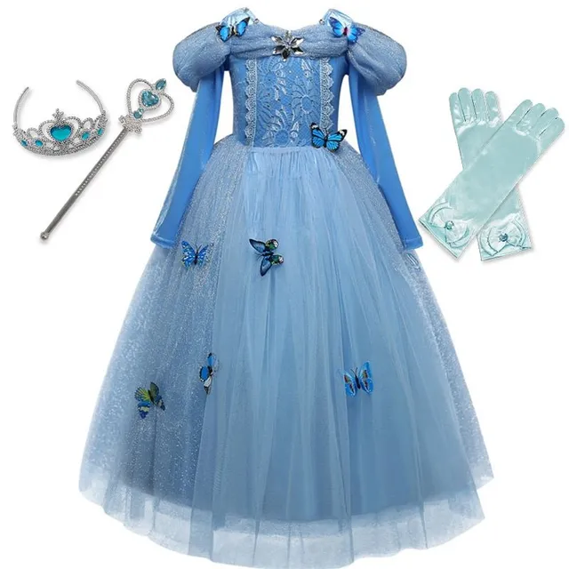 Dívčí princeznovské šaty Disney