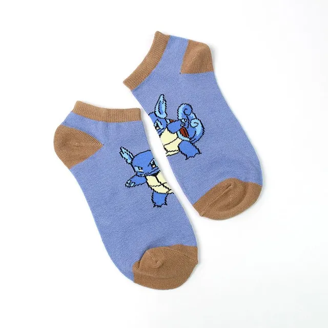 Detské členkové ponožky s motívom Pokémonov - 1 pár