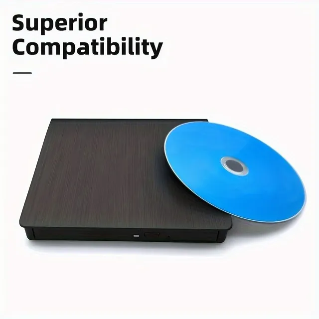 Portable CD DVD player with high speed USB 3.0