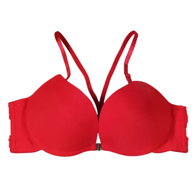 Women's bra with fastener front A540