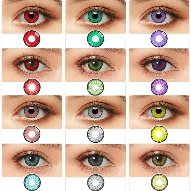 Farebné kontaktné šošovky Helen