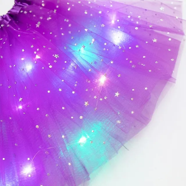 Dievčenské LED sukne