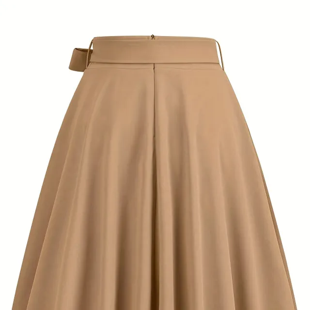 A-cut skirt with bow in front