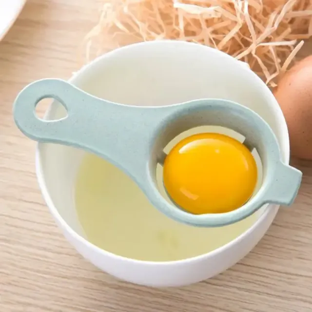1 ks farebný separátor vaječných bielkov a vaječných žĺtkov vyrobených z potravinového plastu - kuchynská pomoc na separáciu vaječných bielkov a vaječných žĺtok