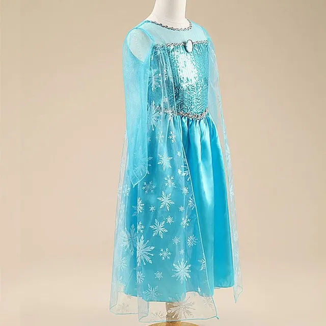 Nádherné dievčenské šaty - Modré Veľkosť: 3