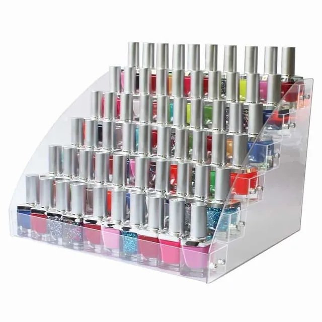 Plastic nail polish organiser