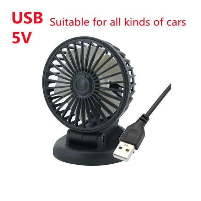 Wind-assisted fans for car air conditioners